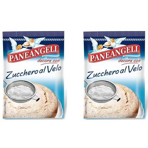 パネアンジェリ ズッケロ アル ヴェロ アイシング シュガー 4.4オンス 125gr、2個パック Paneangeli Zucchero Al Velo Icing Sugar 4.4oz 125gr, Pack of 2