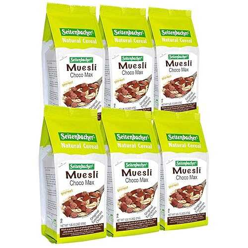 Seitenbacher Muesli #5 Choco Max ナチュラル シリアル、16 オンス Seitenbacher Muesli #5 Choco Max Natural Cereal, 16 Ounce