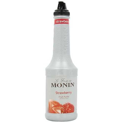 モナン フルーツピューレ、ストロベリー、33.8 オンスボトル (4 個パック) Monin - Strawberry Pur・・e, Juicy and Sweet, Great for Sodas and Teas, Gluten-Free, Vegan, Non-GMO (1 Liter, 4-Pack) 18,871円
