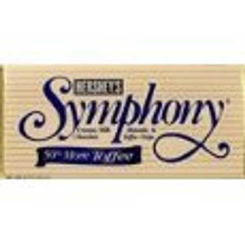 Hershey's Symphony クリーミーミルクチョコレート アーモンド & トフィーチップス、6.8 オンス バー (6 個パック) Hershey's, Symphony Bar, Creamy Milk Chocolate w/Almonds & Toffee Chips, 6.8oz Bar (Pack of 6)