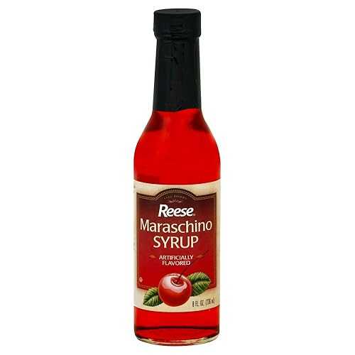リース マラスキーノ シロップ 8 オンス (3 個パック) Reese Syrup, Maraschino, 8-Ounce (Pack of 3)