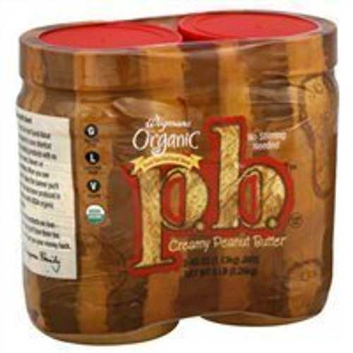 Wegmans オーガニック ピーナッツ バター、クリーミー (2) 40 オンスの容器。80オンスパック Wegmans Organic Peanut Butter, Creamy (2) 40oz Containers. 80oz Pack｜Glomarket