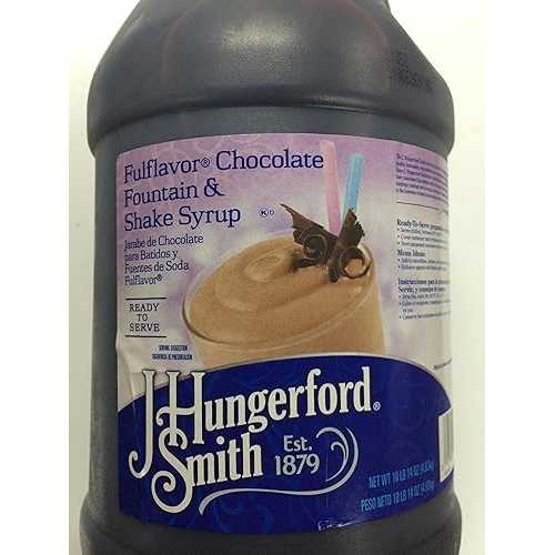 チョコレートフレーバートッピング 1 ガロン JHS フルフレーバーチョコレートシロップ J. Hungerford Smith Fulflavor Chocolate Fountain & Shake Syrup, 1 gallon 11,975円