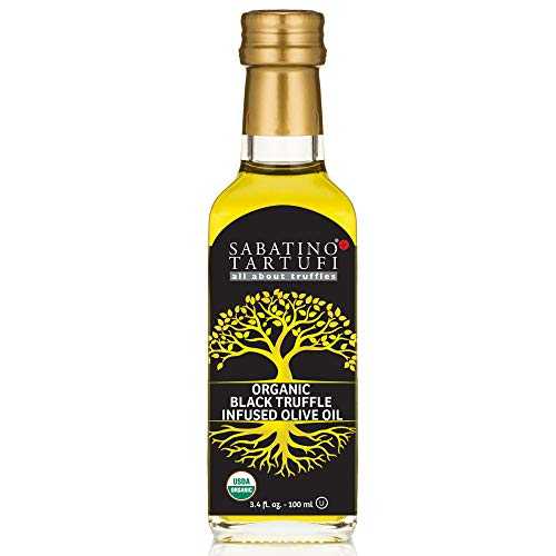Sabatino、オイルトリュフブラックオーガニック、3.4オンス Sabatino Tartufi Sabatino, Oil Truffle Black Organic, Organic Black Truffle Flavor, 3.4 Ounce|Glomarket