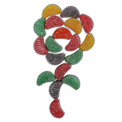 Smarty Stop サニーフルーツスライスウェッジキャンディ詰め合わせ (5 ポンド) Smarty Stop Assorted Fruit Slice Wedges Candy (5 LB)