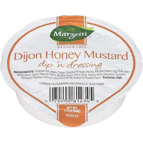 マルゼッティ ディジョン ハニーマスタード ディップン ドレッシング、1.5 オンス、96 個 Marzetti Dijon Honey Mustard Dip'N Dressing, 1.5 oz., 96 Count