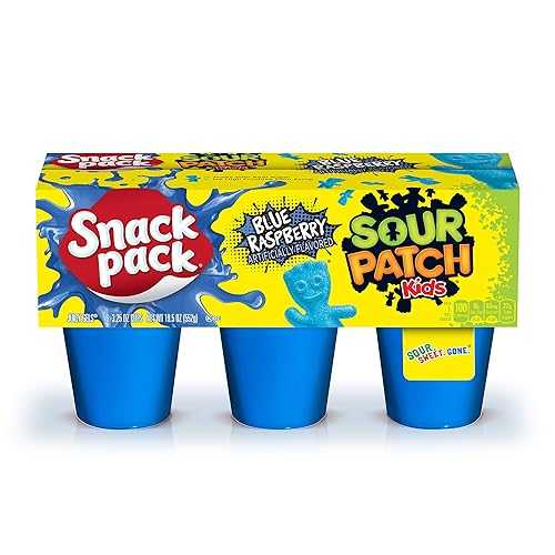 スナックパックサワーパッチキッズジューシージェル、ブルーラズベリー、3.25オンス 6 カウント (8 個パック) Snack Pack SOUR PATCH KIDS BLUE RASBERRY Flavored Juicy Gels Cups, 3.25 oz., 6-Count (Pack of 8) 14,747円