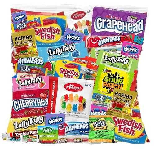 V RIVER FINN ULTIMATE Assorted Classic Candy Mix Variety Pack, (4 Lbs.) Mega Variety! Fun Size, Individually Wrapped Minis, Bulk Assortment, Perfect Treat Mix For Candy Bowls, Parties, Parades & Pi・・atas! (4 P