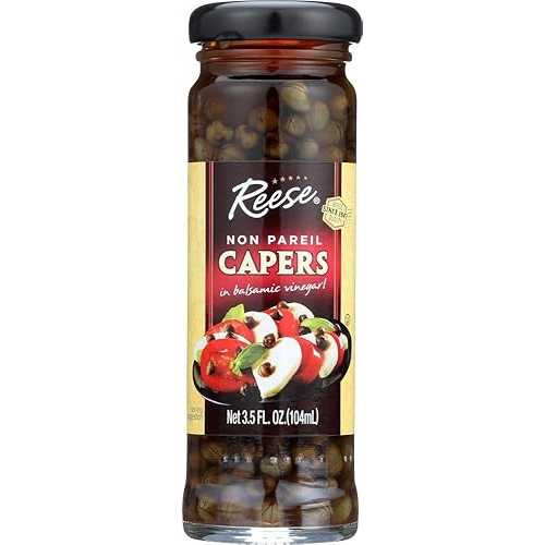 リース ノンパレイユ ケイパー バルサミコ入り 3.5オンス (12個パック) Reese Non Pareil Capers with Balsamic, 3.5-Ounces (Pack of 12) 14,006円