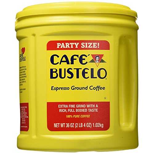 カフェ バステロ コーヒー エスプレッソ、36 オンス缶 (2 個パック) Cafe Bustelo Coffee Espresso, 36-Ounce Cans (Pack of 2)