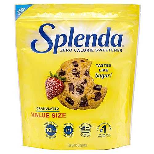 Splenda ノンカロリー甘味料、顆粒、1.2 ポンド袋 SPLENDA Zero Calorie Sweetener, Granulated Sugar Substitute, 1.2 Pound Bag