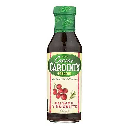 カルディーニ ドレッシング、バルサミコ ビネグレット、12 オンス (6 個パック) Cardini's Cardini Dressing, Balsamic Vinaigrette, 12 Ounce (Pack of 6)