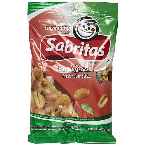 サブリタス メキシカンスタイルミックスピーナッツ、7薬局衡オンス (6個容器に並べる) Sabritas Mexican Style Mix Peanut, 7-Ounce (Pack of 6)