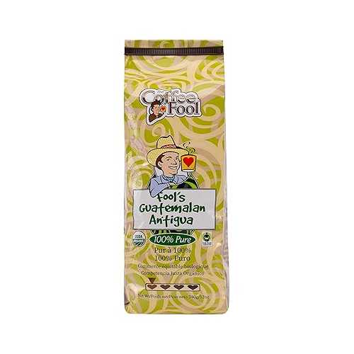 The Coffee Fool Fool's オーガニック フェアトレード グアタマラン アンティグア 全粒コーヒー、12 オンス The Coffee Fool Coffee Fool's Organic Fair Trade Guatemalan Antigua (Whole Bean)