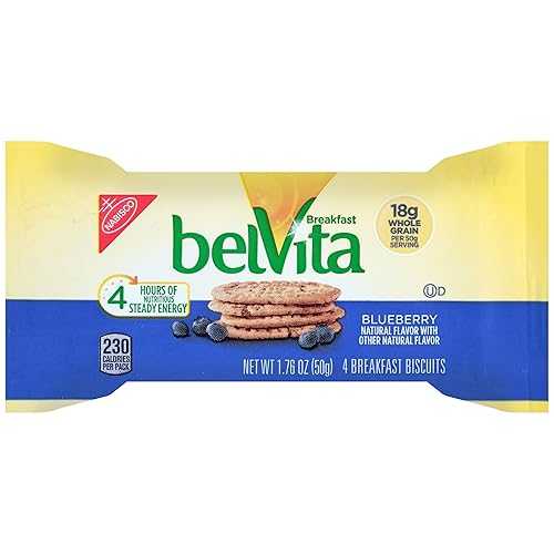 Belvita ブレックファストバー、ブルーベリー、1.76 オンス (64 個パック) Belvita Breakfast Bar, Blueberry, 1.76 Ounce (Pack of 64)