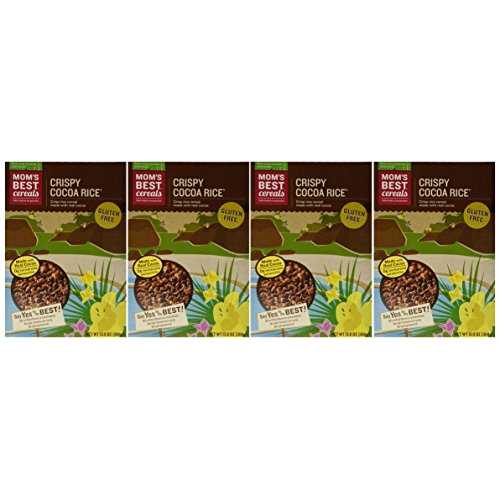 Mom's Best - クリスピーココアライス - 13 オンス (4 個パック) Mom's Best Natural Cereals Mom's Best - Crispy Cocoa Rice - 13 oz (Pack of 4)