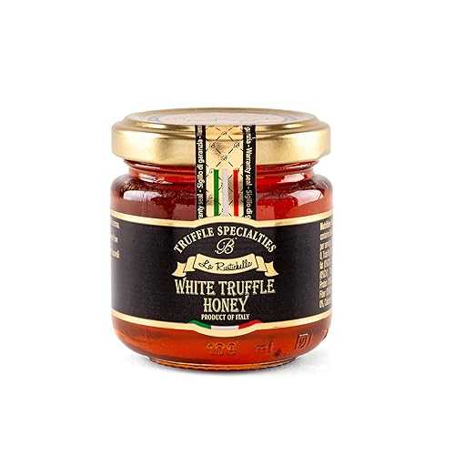 La Rustichella - White Truffle Honey 4.94 oz (140 gr) - 100% Made in Italy | Gluten-Free, Cholesterol-Free