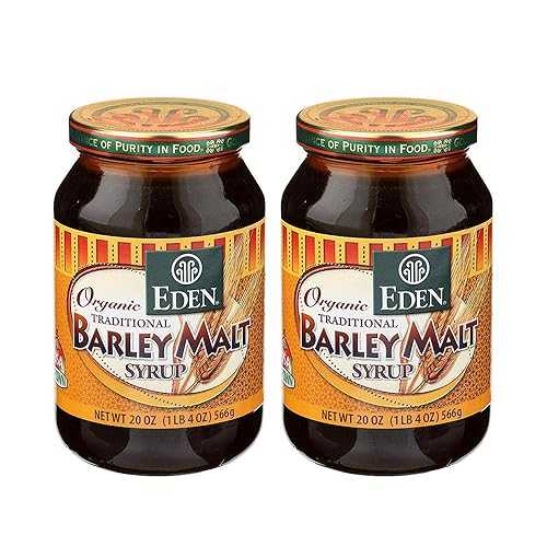 Eden Foods オーガニック大麦モルトシロップ - 1.4ポンド - 2個 Eden Foods Organic Barley Malt Syrup - 1.4 lbs - 2 pc