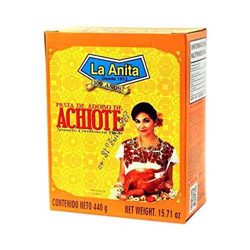 Anita Achiote Annatto ペースト 15.7 オンス (440 グラム) Chocinita Pibil または牧師に最適 La Anita Anita Achiote Annatto Paste 15.7 oz (440 grams) Great for Chocinita Pibil or Pastor