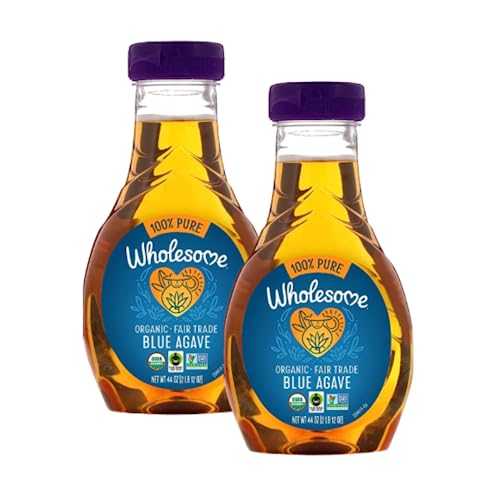 Wholesome FT Organic Blue Agave 44oz, 2-Pack, (We Kit)
