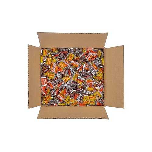 HERSHEY'S チョコレートキャンディバー詰め合わせ、ミニチュア (Hershey's、Krackel、Mr Goodbar、Special Dark)、25 ポンドのバルクキャンディ HERSHEY'S Chocolate Candy Bar Assortment, Miniatures (Hershey's, Krackel, Mr Goodbar, Special