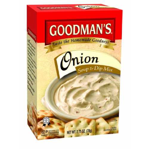 Goodman's オニオン スープ & ディップ ミックス、2.75 オンス (6 個パック) Goodman's Onion Soup & Dip Mix, 2.75-ounce (Pack of 6)