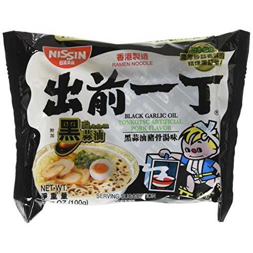 日清出前 黒にんにく油インスタントラーメン 3.5オンス (30個入) Nissin Demae Black Garlic Oil Instant Ramen Noodles, 3.5 Ounce (Pack of 30)