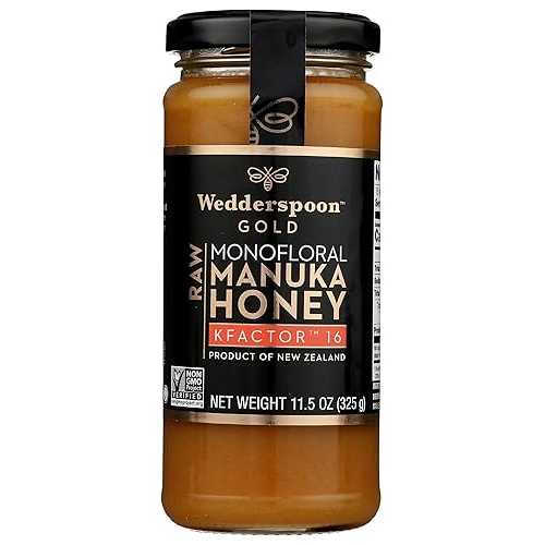 Wedderspoon 100% 生マヌカハニー - KFactor 16 - 11.5 オンス Wedderspoon 100% Raw Manuka Honey - KFactor 16 - 11.5 Ounces