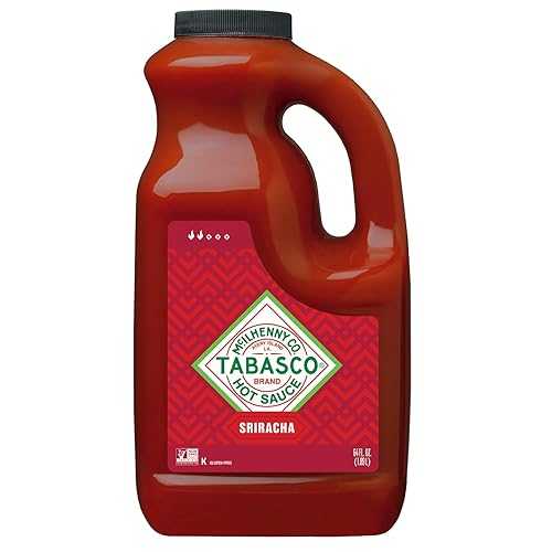 TABASCO シラチャー ホットチリソース - ハーフガロン (64 オンス) TABASCO Brand Sriracha Sauce, 64 oz (Pack of 1)