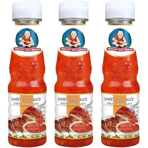 6液量オンス（3個パック）、ヘルシーボーイスイートチリソース6オンス（3個パック） Healthy Boy Sweet Chili Sauce 6 Ounces (Pack of 3)