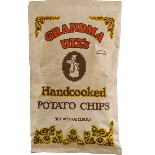 UTZ おばあちゃんの手作りポテトチップス、8オンス UTZ Grandma Handcooked Potato Chips, 8 Ounce