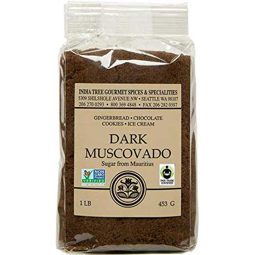 砂糖 - ダークマスコバド (モーリシャス) 1# India Tree Sugar - Dark Muscovado (Mauritius) 1#