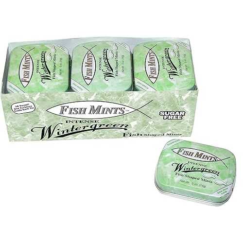 SCRIPTURE CANDY Reaching The World One Piece At A Scripture Candy, Sugar Free Fish Shaped Wintergreen Flavored Mints in a Pocket Sized Tin, 9 Count