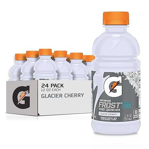 ゲータレード サースト クエンチャー、グレイシャー チェリー、12 液量オンス (24 個パック) Gatorade Thirst Quencher, Glacier Cherry,12 Fl Oz (Pack of 24)