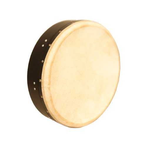 ルーズベック BTN4B 内側調整可能 Bodhran、単一の取り外し可能なバー付き、14 x 3.5 インチ Roosebeck BTN4B Inside Tunable Bodhran with Single Removable Bar, 14 x 3.5 Inches