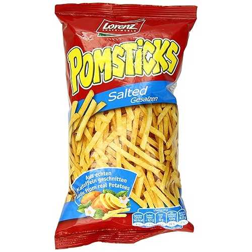 Lorenz Pomsticks 塩味、3.5 オンス (20 個パック) Lorenz Pomsticks Salted, 3.5 Ounce (Pack of 20)