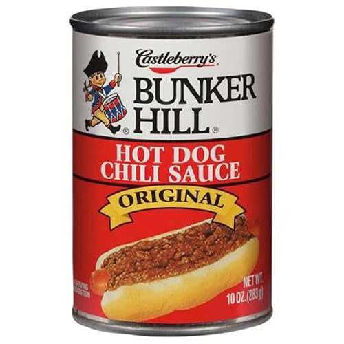 Castleberry's, ホットドッグチリソース、クラシック、10オンス缶 (6個パック) Castleberry's, Hot Dog Chili Sauce, Classic, 10oz Can (Pack of 6)