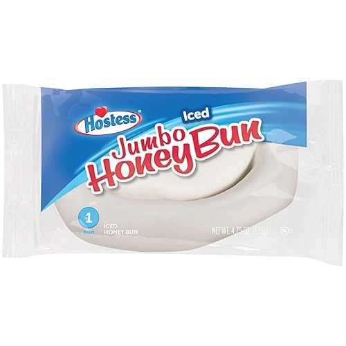 Hostess Jumbo Iced Honey Buns 6ct Box 2 Boxes