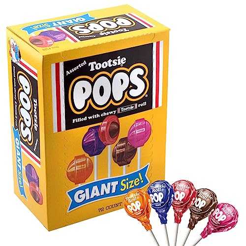 ?? ?? ???? ?? - ???? ?? ? ???? ??? ?? - 1.58kg ??? ?? ?? ? - 5?? ??? ? - ?? ??, ??? ??, 72?? Tootsie Roll Tootsie Pops Giant Candy - Original Fruity Lollipop with C