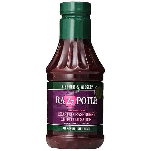 Fischer & Wieser ラズポットル ロースト ラズベリー チポトレ ソース、20 オンス ボトル (6 個パック) Fischer & Wieser Razzpotle Roasted Raspberry Chipotle Sauce, 20-Ounce Bottles (Pack of 6) 21,370円