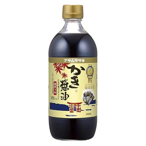 Asamurasaki Premium Oyster Soy Sauce ? Rich Tsuyu Blend with Fresh Hiroshima Oysters, Bonito & Kelp Dashi ? Perfect for Cooking, Boiling, Soups, and More ? Monde Selection & iTi Award-Winning Quality ? 500ml