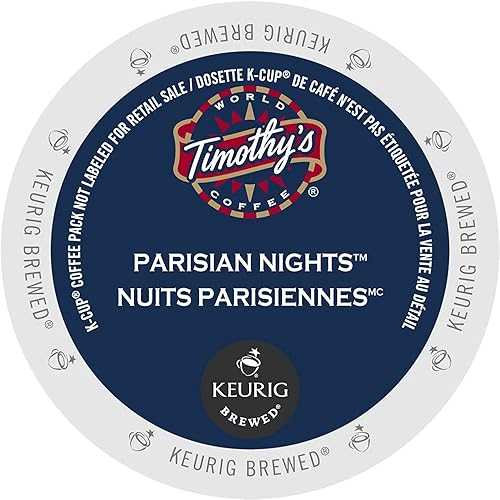 ティモシーズ ワールド コーヒー パリジャン ナイト K-カップ 96 カウント) Timothy's World Coffee Parisian Nights K-Cup 96 count)
