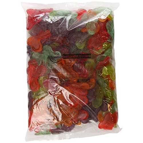 Albanese Gummi Candy, Asst. Wild Fruit, Large Butterflies, 5 Pound
