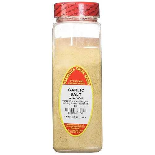 マーシャルズ クリーク スパイスシーズニング、ガーリックソルト、XLサイズ、36オンス Marshalls Creek Spices Marshall’s Creek Spices Seasoning, Garlic Salt, XL Size, 36 Ounce