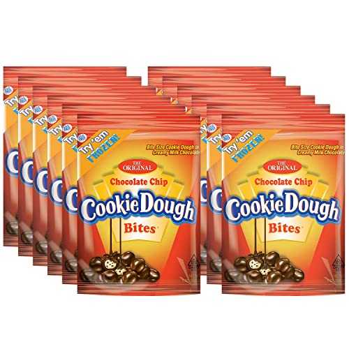 Cookie Dough Bites Chocolate Chip Peg Bag, 5 Ounce (Pack of 12)