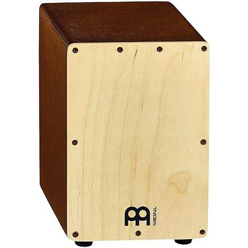 Lethal Threat Meinl Percussion Mini Cajon Box Drum with Internal Snares-Made in Europe-Baltic Birch Wood, 2-Year Warranty, Natural (SCAJ1LB-NT)