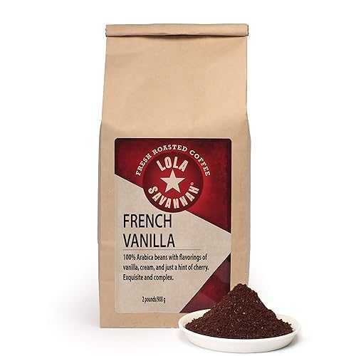 Lola Savannah French Vanilla Ground Caffeinated Coffee, 2lb