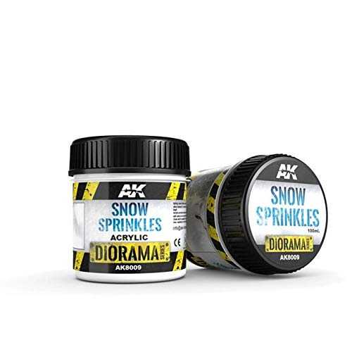 AK-Interactive Snow Sprinkles - 100ml アクリル樹脂 8009 - 真似形築き上げる用絵の具と物の具 # AK-8009 AK Interactive AK-Interactive Snow Sprinkles - 100ml Acrylic 8009 - Model Building Paints and Tools # AK-8009 塗装用品-花・ガーデン・DIY-塗料缶・ペンキ