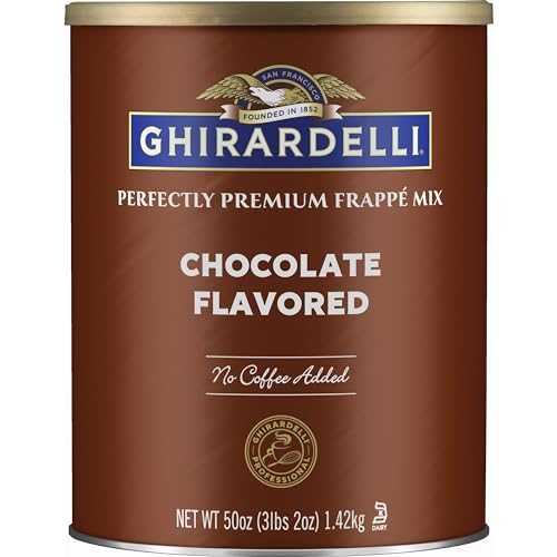 Ghirardelli Chocolate Frappe, Double Chocolate, 50-Ounce Can