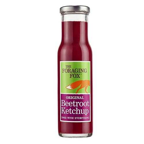The Foraging Fox Beetroot Ketchup, Original, 9 Ounce|Glomarket